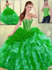 2016 Gorgeous Multi Color Quinceanera Dresses with Brush Train 2016 Gorgeous Multi Color Quinceanera Dresses with Brush Train