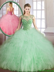 Classical Sweetheart Quinceanera Gowns with Beading and Ruffles