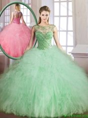 Classical Sweetheart Quinceanera Gowns with Beading and Ruffles