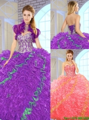 Fall Beautiful Multi Color Quinceanera Dresses with Sweetheart