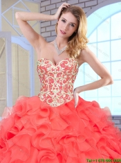 New Arrivals Ball Gown Sweet 16 Dresses with Beading and Ruffles