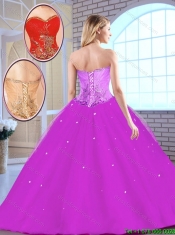 New Arrivals Red Sweetheart Quinceanera Gowns with Beading