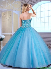 New Style Perfect Ball Gown Sweet 16 Dresses with Beading for 2016