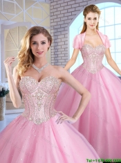 Perfect Sweetheart Quinceanera Dresses Beading and Sequins
