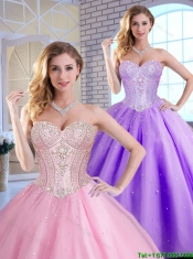 Perfect Sweetheart Quinceanera Dresses Beading and Sequins