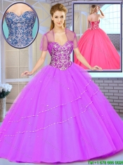 Popular Ball Gown Beading New Style Sweet 16 Dresses with Sweetheart