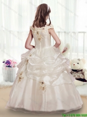 2015  Fall Adorable Off the Shoulder Mini Quinceanera Dresses with Appliques
