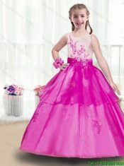 2015 Fall Adorable  Scoop Appliques Mini Quinceanera Gowns in Multi Color