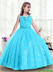 2015 Winter Luxurious Straps Mini Quinceanera Dresses with Side Zipper