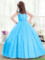 2015 Winter Luxurious Straps Mini Quinceanera Dresses with Side Zipper