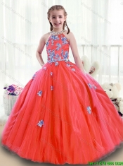 2016 Popular Zipper Up Mini Quinceanera Dresses with High Neck