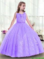 Adorable Sequins and Beading Mini Quinceanera Dresses in Lavender
