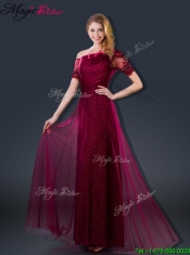 2016 Perfect Empire Appliques Prom Dresses with Asymmetrical