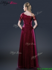 2016 Perfect Empire Appliques Prom Dresses with Asymmetrical