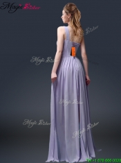2016New Style One Shoulder High Low Ruffles Prom Dresses