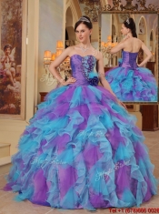 2016 Discount Multi Color Ball Gown Sweetheart Quinceanera Dresses