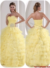 Beautiful Ball Gown Quinceaners Dresses with Appliques