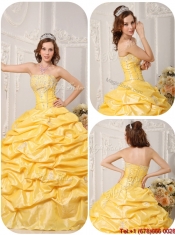Best Ball Gown Court Train Appliques and Beading Quinceanera Dresses
