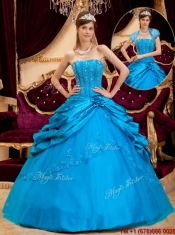 Best Ball Gown Strapless Floor Length Quinceanera Dresses