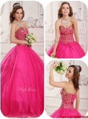 Classical A Line Sweetheart Quinceanera Gowns with Beading