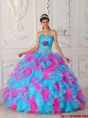 Classical Ball Gown Appliques Quinceanera Dresses in Multi Color