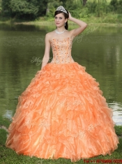 Classical Beading and Ruffles Layered Quinceanera Gowns