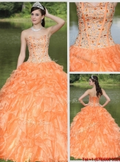 Classical Beading and Ruffles Layered Quinceanera Gowns