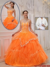 Discount Ball Gown Sweet 15 Dresses with Appliques and Beading