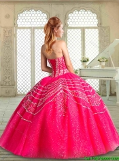 Gorgeous Floor Length Sweet 16 Dresses with Beading and Appliques