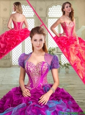 Gorgeous Sweetheart Quinceanera Dresses with Ruffles and Pick Ups