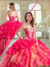 Gorgeous Sweetheart Quinceanera Dresses with Ruffles and Pick Ups