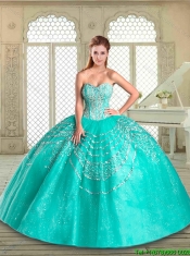 New Style Sweetheart Quinceanera Gowns with Beading and Appliques