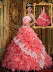 New Styles Ball Gown Floor Length Ruffles Quinceanera Dresses
