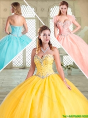 Popular Sweetheart Beading Sweet 16 Dresses for Summer