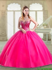 Pretty Sweetheart Quinceanera Gowns with Beading