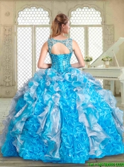 Summer Hot Sale Multi Color Sweet 16 Gowns with Paillette and Ruffles