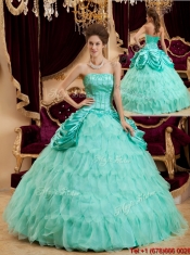 Best Selling Ball Gown Floor Length Ruffles Quinceanera Dresses