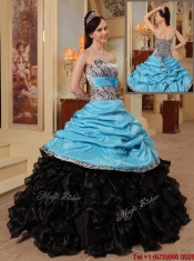 New Arrivals Strapless Quinceanera Gowns with Ruffles and Pick Ups