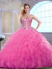Elegant Ball Gown Sweetheart Quinceanera Dresses with Beading