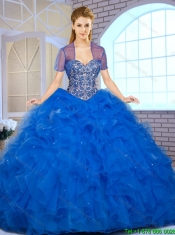 New Arrivals Ball Gown Sweet 16 Dresses with Beading and Ruffles