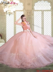 Beautiful Asymmetrical Quinceanera Dresses with Bowknot
