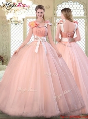 Beautiful Asymmetrical Quinceanera Dresses with Bowknot