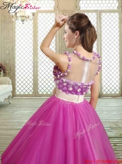 Modern Discount Quinceanera Dresses with Belt and Appliques