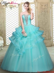 Perfect Sweetheart Discount Quinceanera Dresses with Beading and Ruffles
