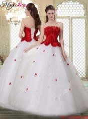 Popular A Line Strapless 2016 Quinceanera Dresses Quinceanera Dresses with Ruffles