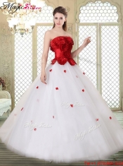 Popular A Line Strapless 2016 Quinceanera Dresses Quinceanera Dresses with Ruffles