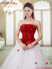 Popular A Line Strapless 2016 Quinceanera Dresses Quinceanera Dresses with Ruffles