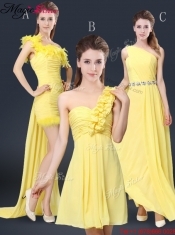 2016 Pretty Floor Length Prom Dresses with Belt