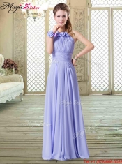 2016 Sweet Empire Halter Top Prom Dresses in Lavender