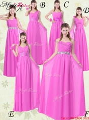 Beautiful Empire Ruching Dama Dresses for Spring